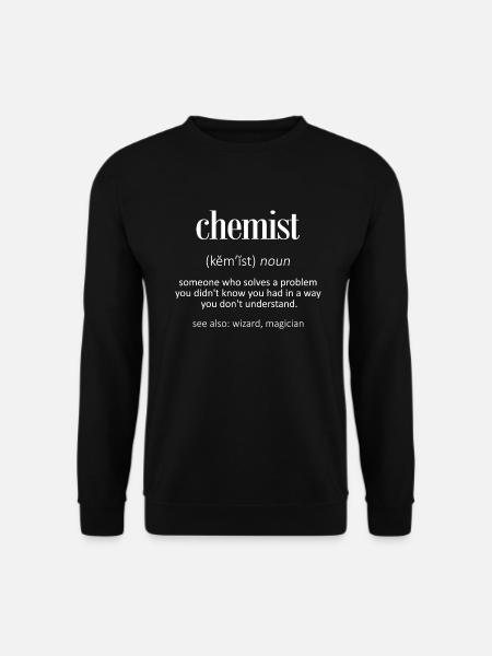 Chemiker Chemie Student Wissenschaft Geschenk - Unisex Pullover - Schwarz
