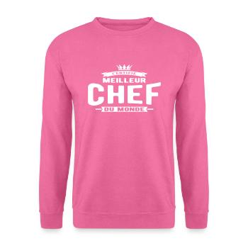 Meilleur chef du monde - Sweat-shirt Unisexe - rose - Devant