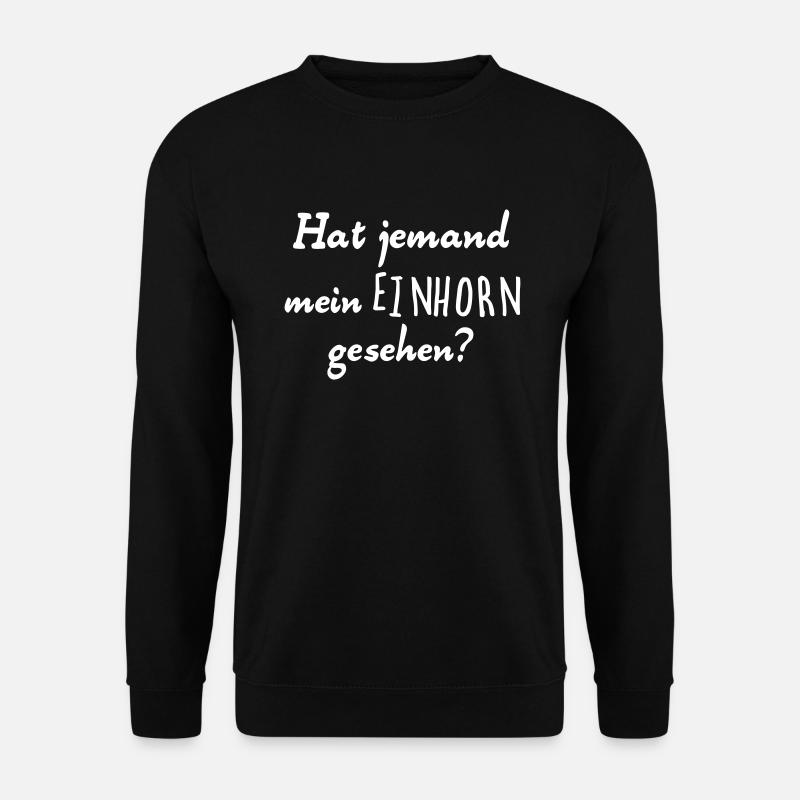 Einhorn - Unisex Pullover - Schwarz