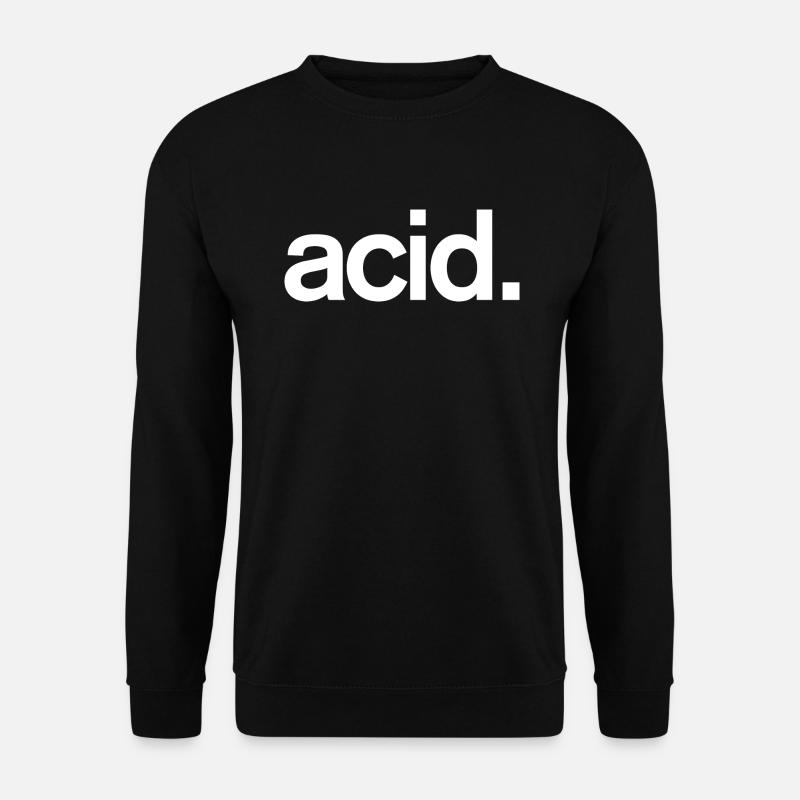 acid. - Unisex Pullover - Schwarz