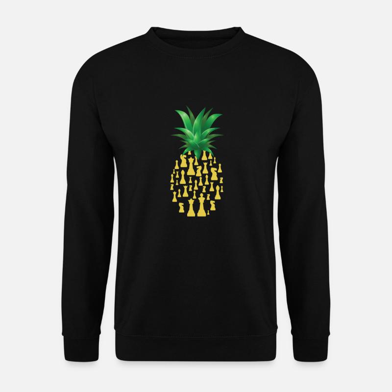 Chess - Chess Pieces Pineapple - Unisex Sweatshirt - black