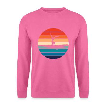 Stand Up Paddleboarding Yoga Damen - SUP Yoga - Unisex Pullover - Pink - Vorne