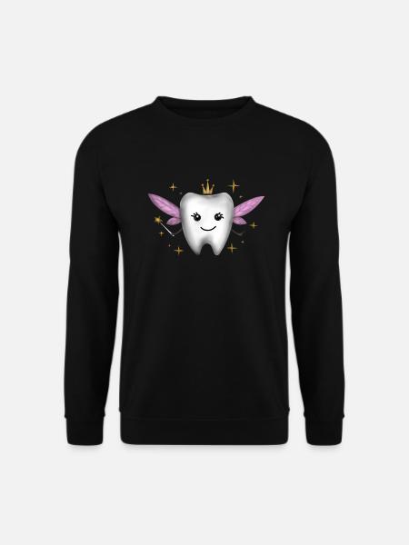Zahnarzthelferin Zahnarztpraxis Praxisteam Zähne - Unisex Pullover - Schwarz