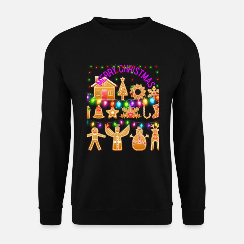 Weihnachten Weihnachten Weihnachten Weihnachten - Unisex Pullover - Schwarz