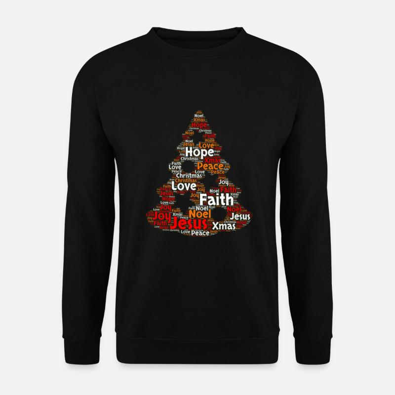 Weihnachten Weihnachten Weihnachten Weihnachten - Unisex Pullover - Schwarz