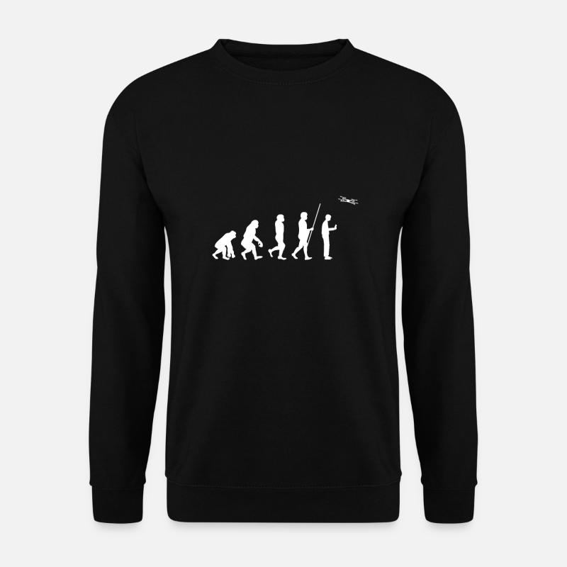 Drohnen Pilot Evolution Drohne - Unisex Pullover - Schwarz