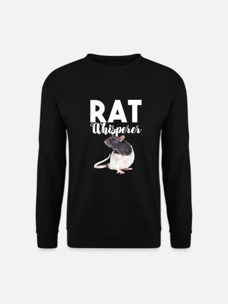 Rat Funny - Rat Whisperer - Unisex Sweatshirt - black