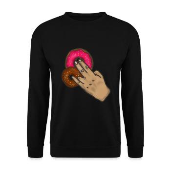 Two in the pinky one in the stinky Versaute Sex - Unisex Pullover - Schwarz - Vorne - Alina (178cm) & Michal (187cm)