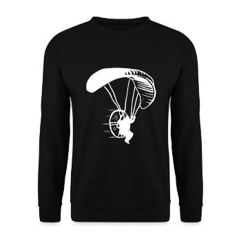 Parapente parapente - Sweat-shirt Unisexe - noir - Devant - Alina (178cm) & Michal (187cm)