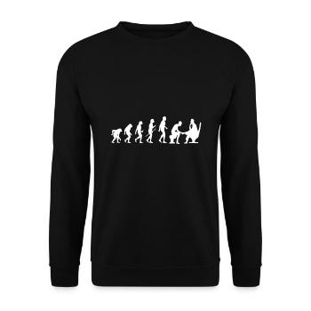 Evolution Podologue Styliste des ongles - Sweat-shirt Unisexe - noir - Devant - Alina (178cm) & Michal (187cm)
