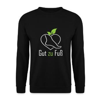 Gut zu Fuß Podologin Nageldesignerin Podologie - Unisex Pullover - Schwarz - Vorne - Alina (178cm) & Michal (187cm)