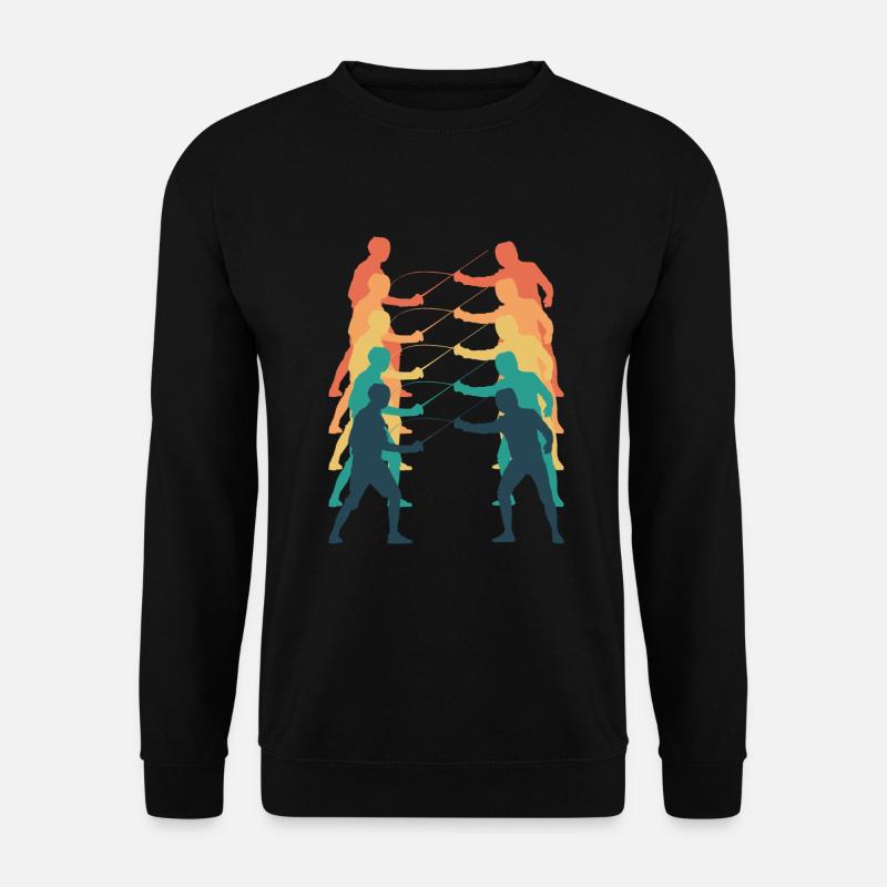 Fencing Retro - Unisex Sweatshirt - black