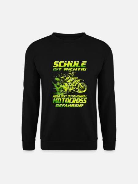 Cross motorrad Motocross Kind Kindercross Jungen - Unisex Pullover - Schwarz
