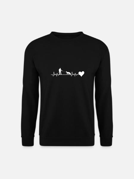 Mantrailing Dog Sport Tracking Dog - Unisex Sweatshirt - black