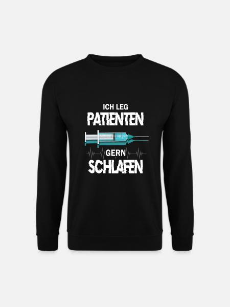 Anästhesie Narkose Arzt Anästhesist - Unisex Pullover - Schwarz