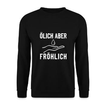 Masseur Massage Behandlung Physiotherapeut - Unisex Pullover - Schwarz - Vorne - Alina (178cm) & Michal (187cm)