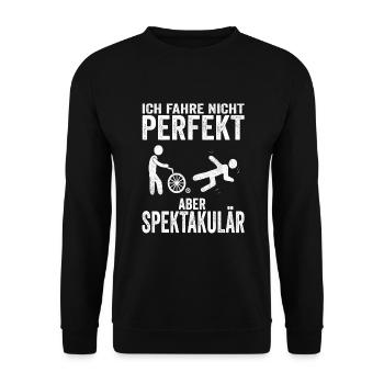 Nurse Nurse Senior Caregiver Nurse - Unisex Sweatshirt - black - Front - Alina (178cm) & Michal (187cm)