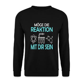 Chemielaborant Chemiker MTLA Chemielabor - Unisex Pullover - Schwarz - Vorne - Alina (178cm) & Michal (187cm)