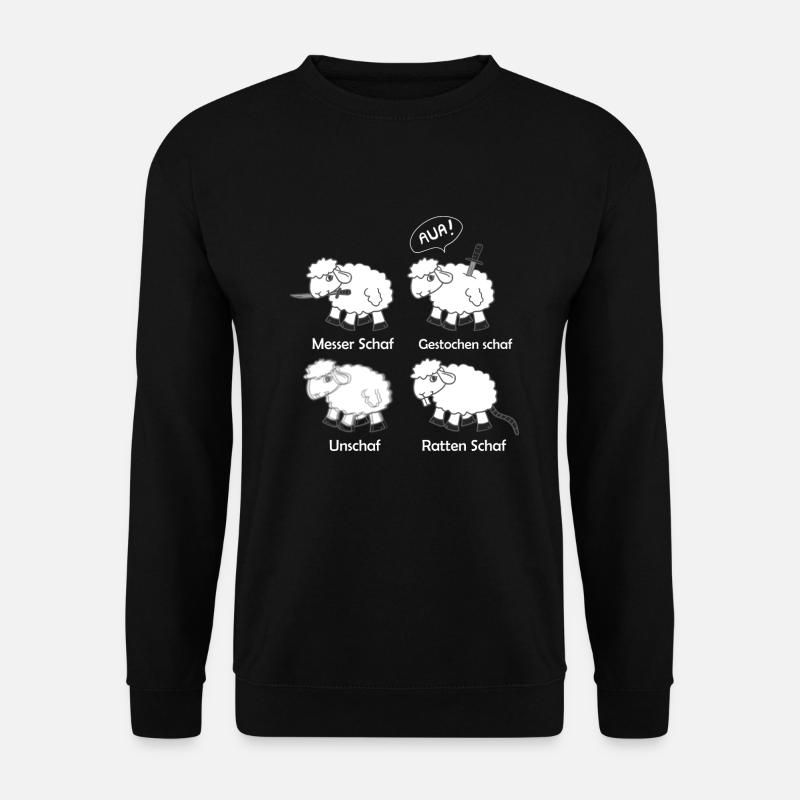 Sheep Unschaf Photographer - Unisex Sweatshirt - black