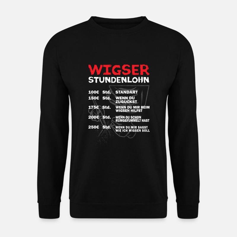Wigser Wig Schweißen Schweißfachmann - Unisex Pullover - Schwarz