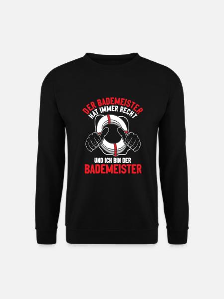 Bademeister - Unisex Pullover - Schwarz