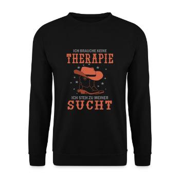 Linedance Line Dance Spruch Tanzgruppe - Unisex Pullover - Schwarz - Vorne - Alina (178cm) & Michal (187cm)