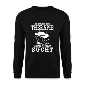 Linedance Line Dance Spruch Tanzgruppe - Unisex Pullover - Schwarz - Vorne - Alina (178cm) & Michal (187cm)
