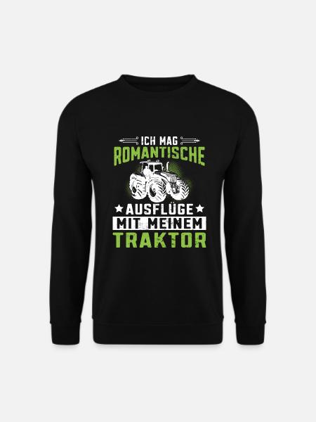 Traktor Landwirt Landmaschinenmechaniker Bauer - Unisex Pullover - Schwarz