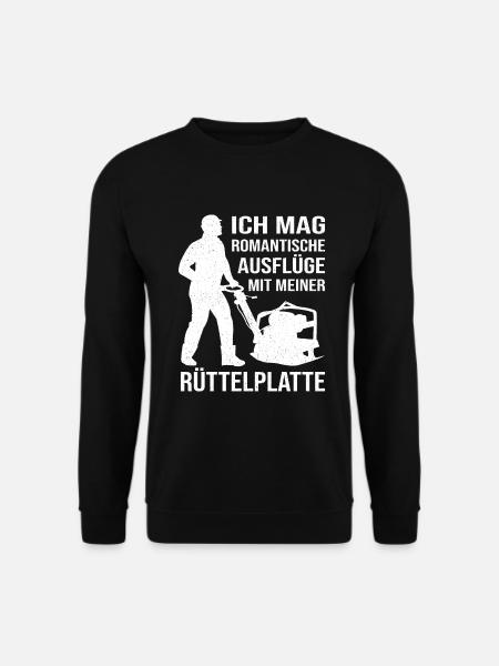 Straßenbau Straßenbaumeister - Unisex Pullover - Schwarz