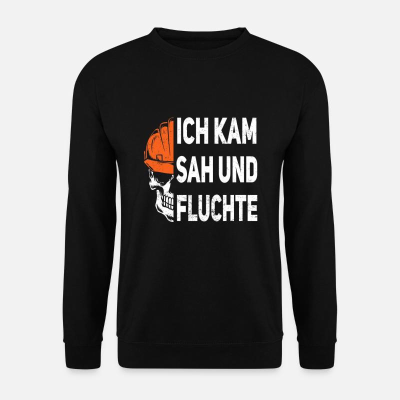 Vorarbeiter Tiefbau Straßenbau - Unisex Pullover - Schwarz