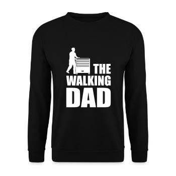 Car Mechanic Sayings Mechatronics Tool Trolley - Unisex Sweatshirt - black - Front - Alina (178cm) & Michal (187cm)