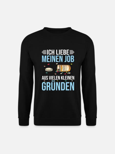Apotheker Spruch PTA Pharmazeut - Unisex Pullover - Schwarz