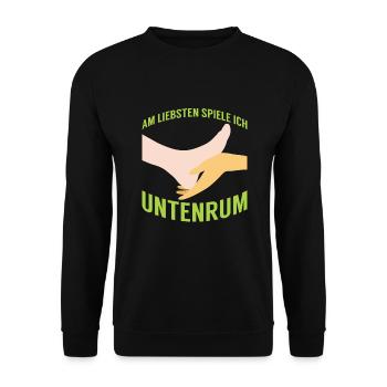 Podiatrist Nail Designer Podiatry - Unisex Sweatshirt - black - Front - Alina (178cm) & Michal (187cm)