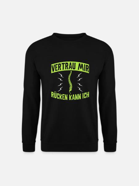 Physiotherapeut Geschenke Physio Sprüche - Unisex Pullover - Schwarz