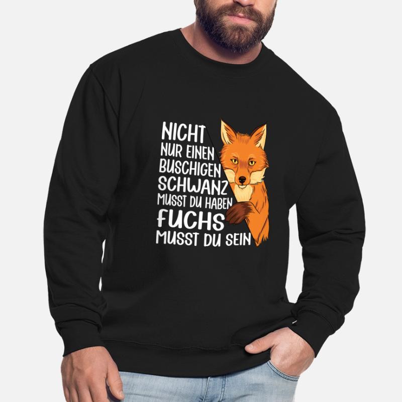 Fuchs Statement Rotfuchs Spruch Unisex Pullover