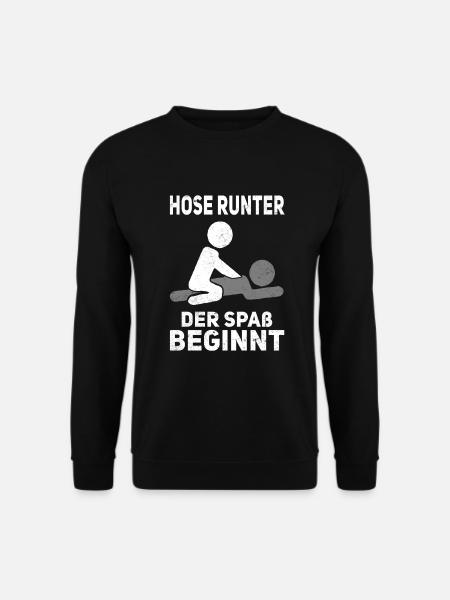 Physiotherapeut Geschenke Physio Sprüche - Unisex Pullover - Schwarz