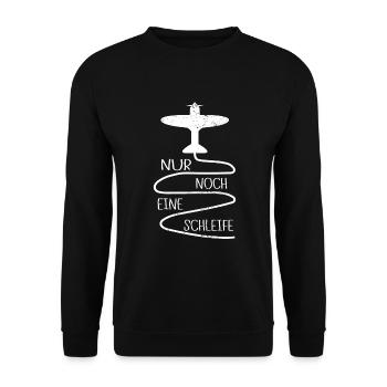 RC Flugzeug Modellfliegen Modellflugzeug - Unisex Pullover - Schwarz - Vorne - Alina (178cm) & Michal (187cm)