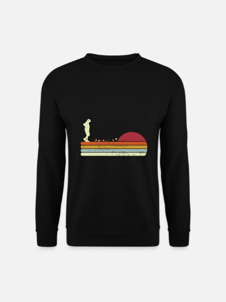 Boule Spiel Petanque Crossboule - Unisex Pullover - Schwarz