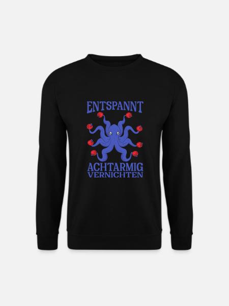 Boule Spiel Petanque Crossboule - Unisex Pullover - Schwarz