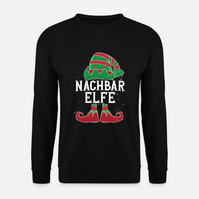Qualitätsnachbar Nachbar - Unisex Pullover - Schwarz