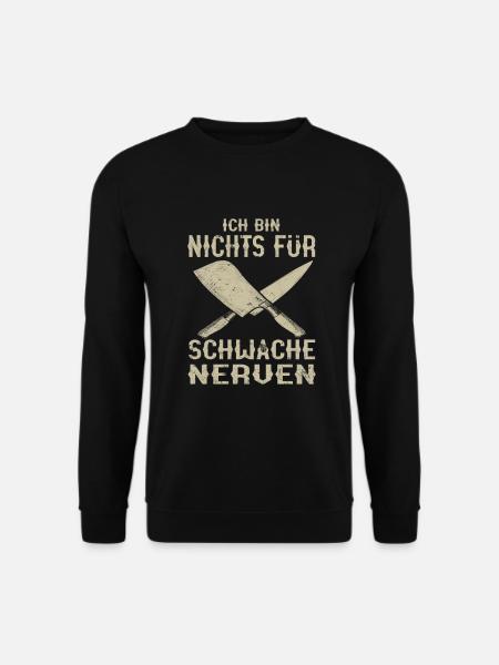 Metzger Schlachter Metzgerei - Unisex Pullover - Schwarz