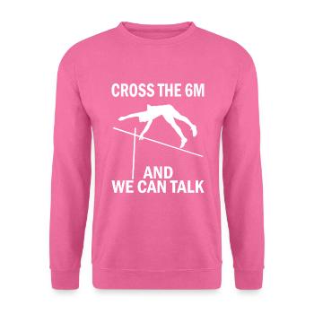 Stabhochsprung - Unisex Pullover - Pink - Vorne