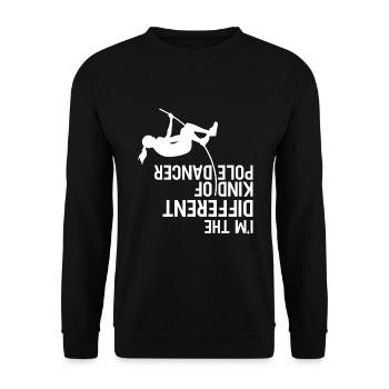 Saut à la perche - Sweat-shirt Unisexe - noir - Devant - Alina (178cm) & Michal (187cm)