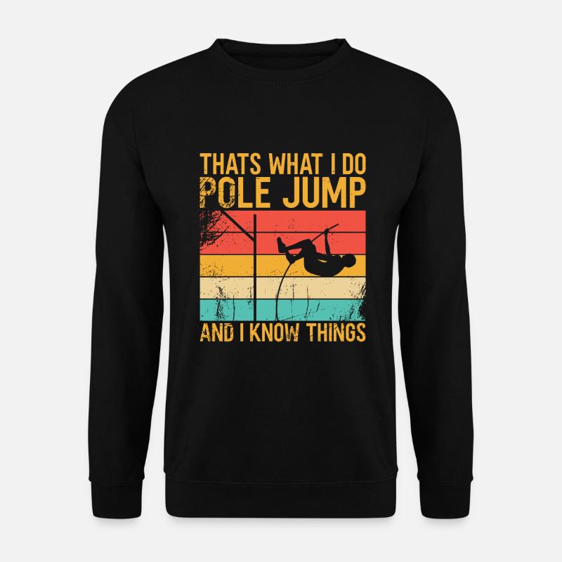 Saut à la perche - Sweat-shirt Unisexe - noir