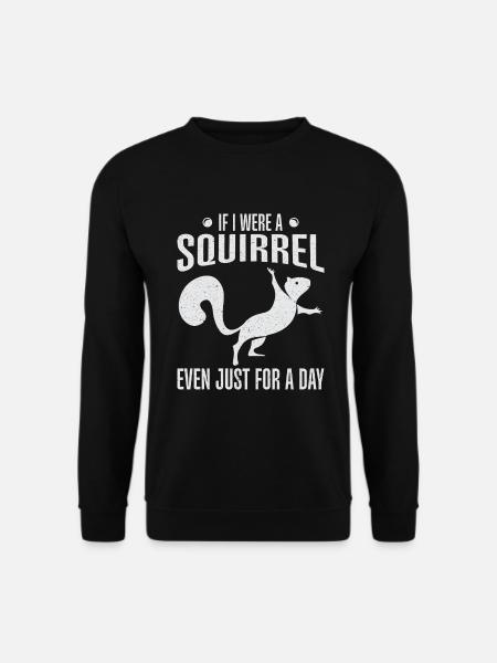 Squirrel Shadow - Unisex Sweatshirt - black