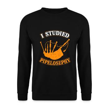 Cornemuses Cornemuses - Sweat-shirt Unisexe - noir - Devant - Alina (178cm) & Michal (187cm)