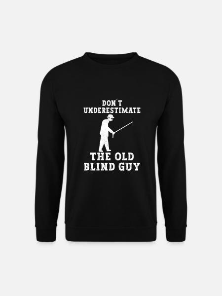blind walking blindness - Unisex Sweatshirt - black