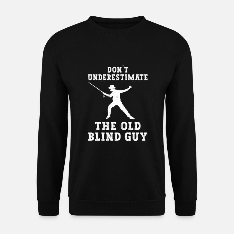 blind walking blindness - Unisex Sweatshirt - black