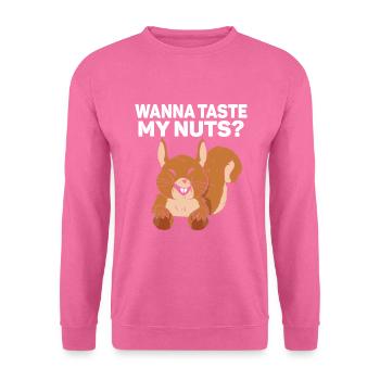 Squirrel Shadow - Unisex Pullover - Pink - Vorne