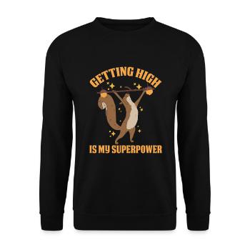 Squirrel - Unisex Pullover - Schwarz - Vorne - Alina (178cm) & Michal (187cm)